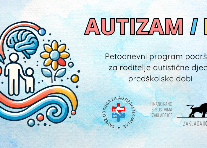 AUTIZAM I MI - petodnevni program podrške za roditelje autistične djece predškolske dobi